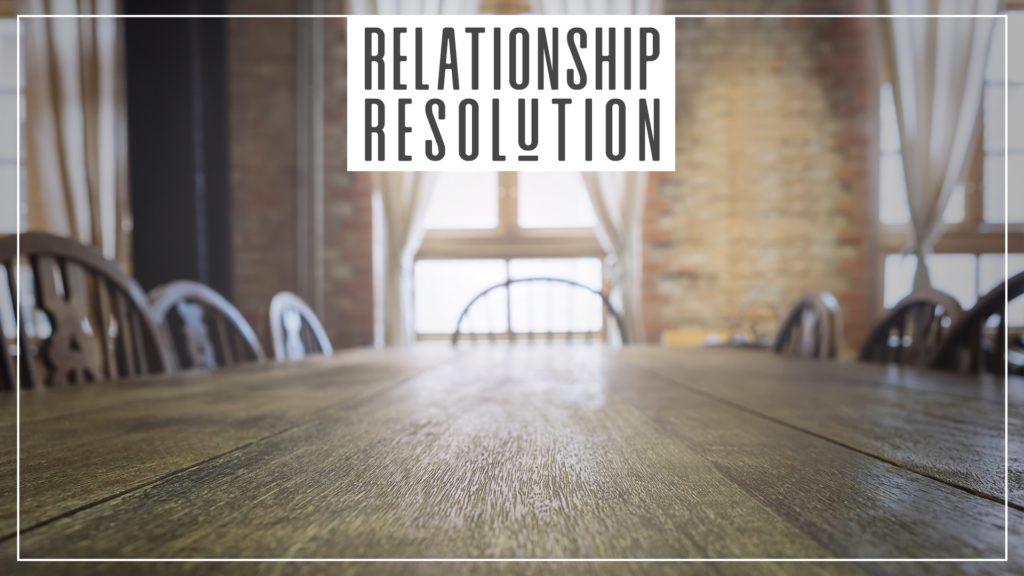 Relationship Resolution Relationship Resolution