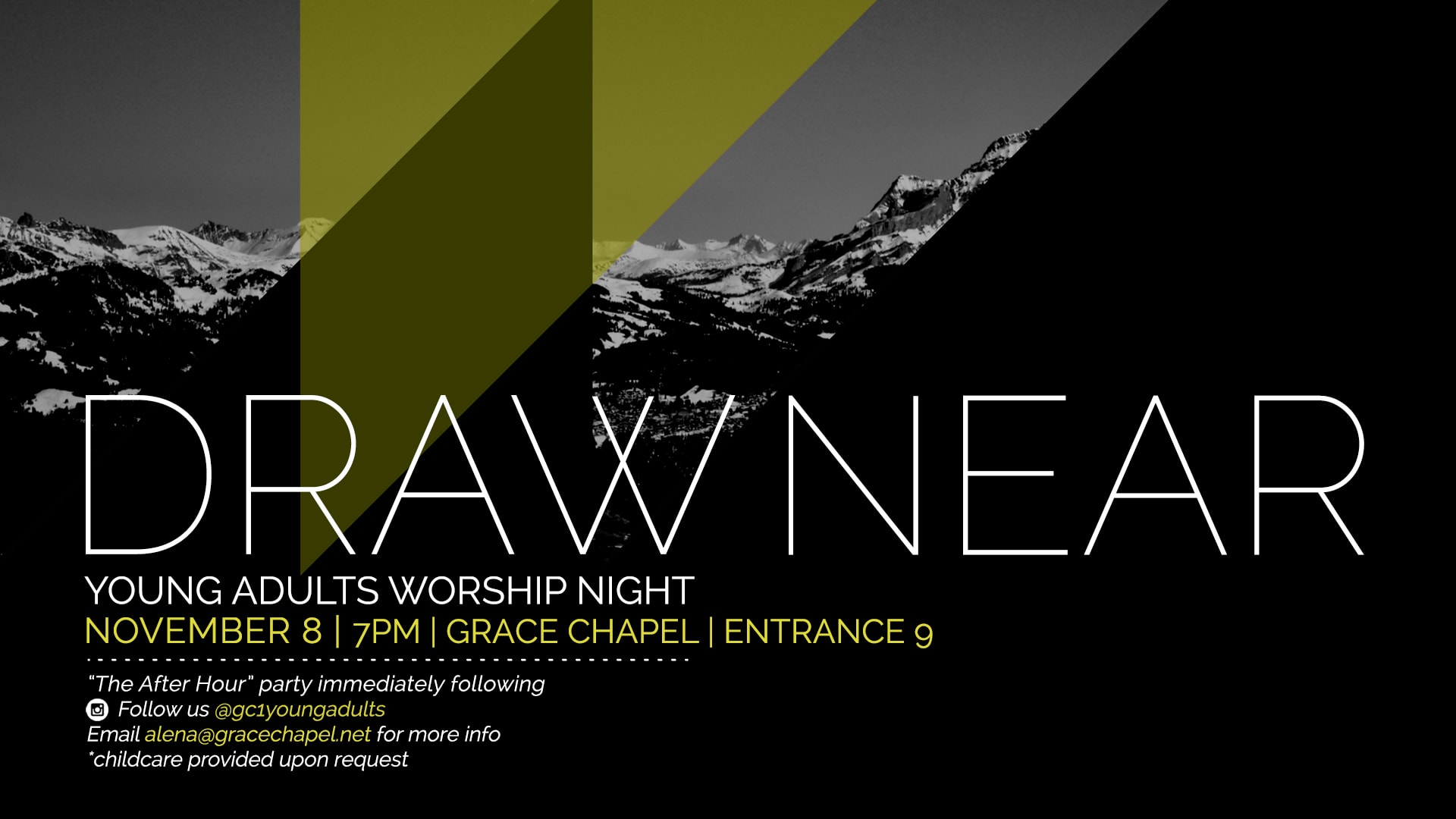 Draw Near Young Adults Worship Night Grace Chapel - 